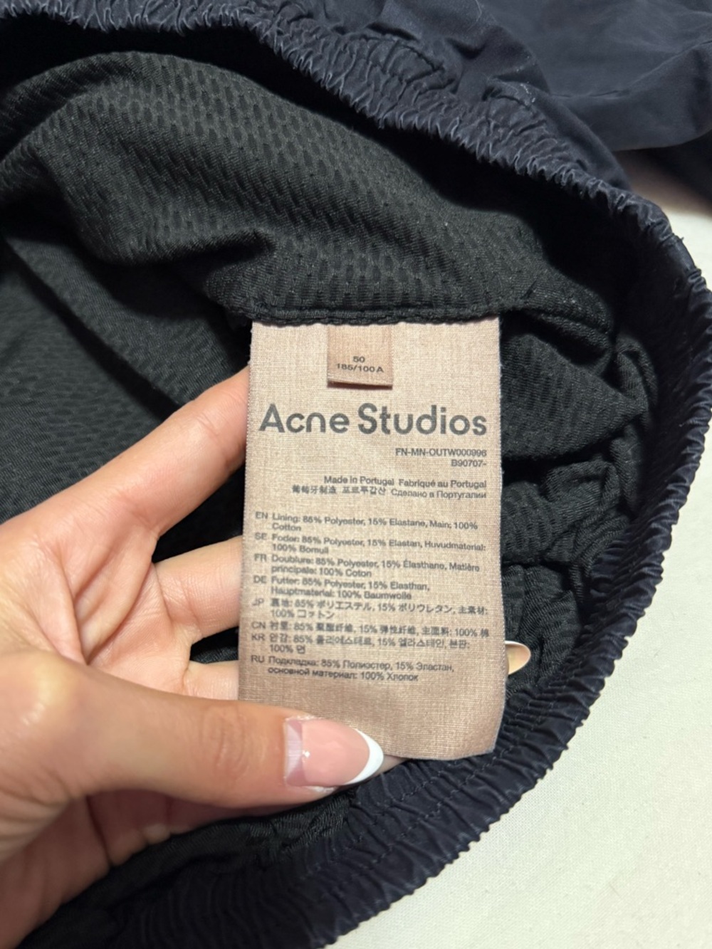 Acne Studios Washed Logo Jacket - Picture 7 of 8